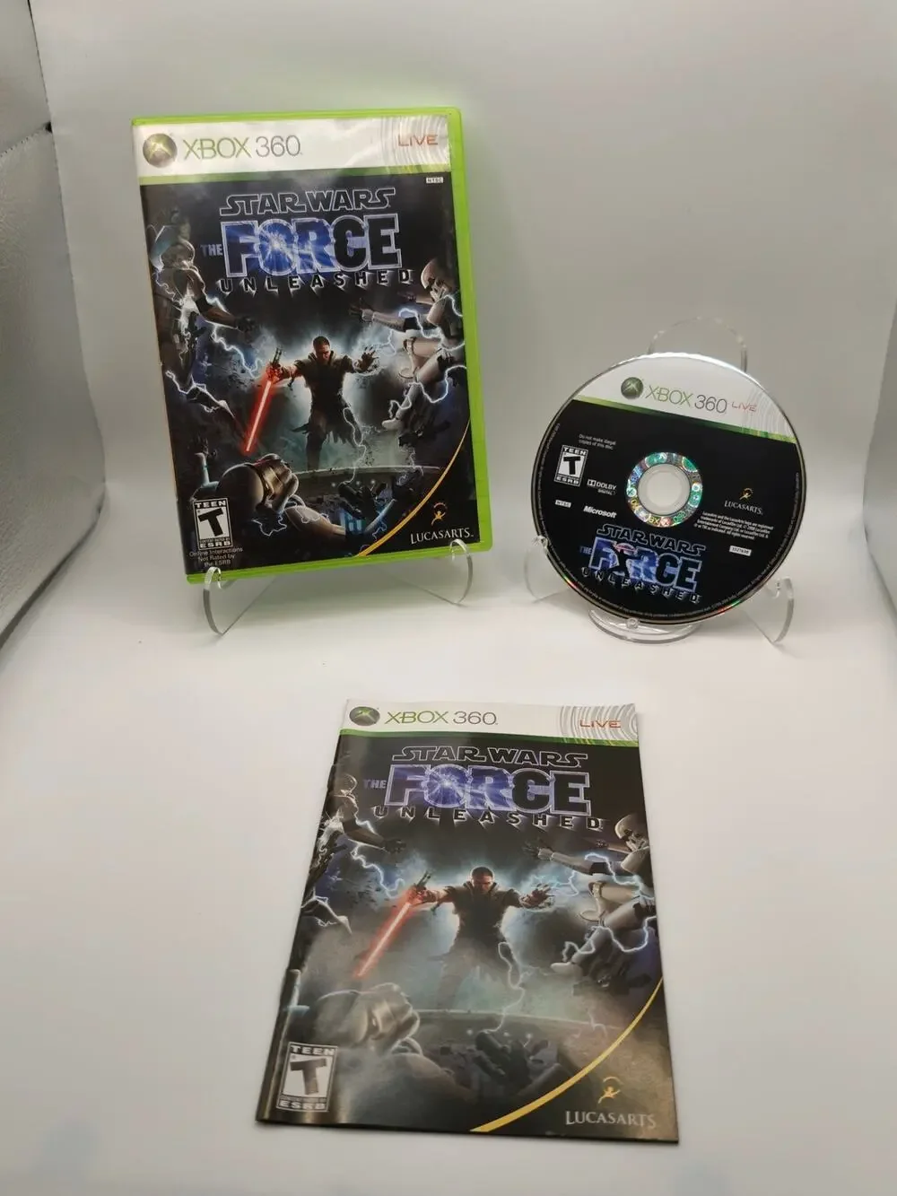 Star Wars The Force Unleashed Xbox 360 CIB w/ Manual